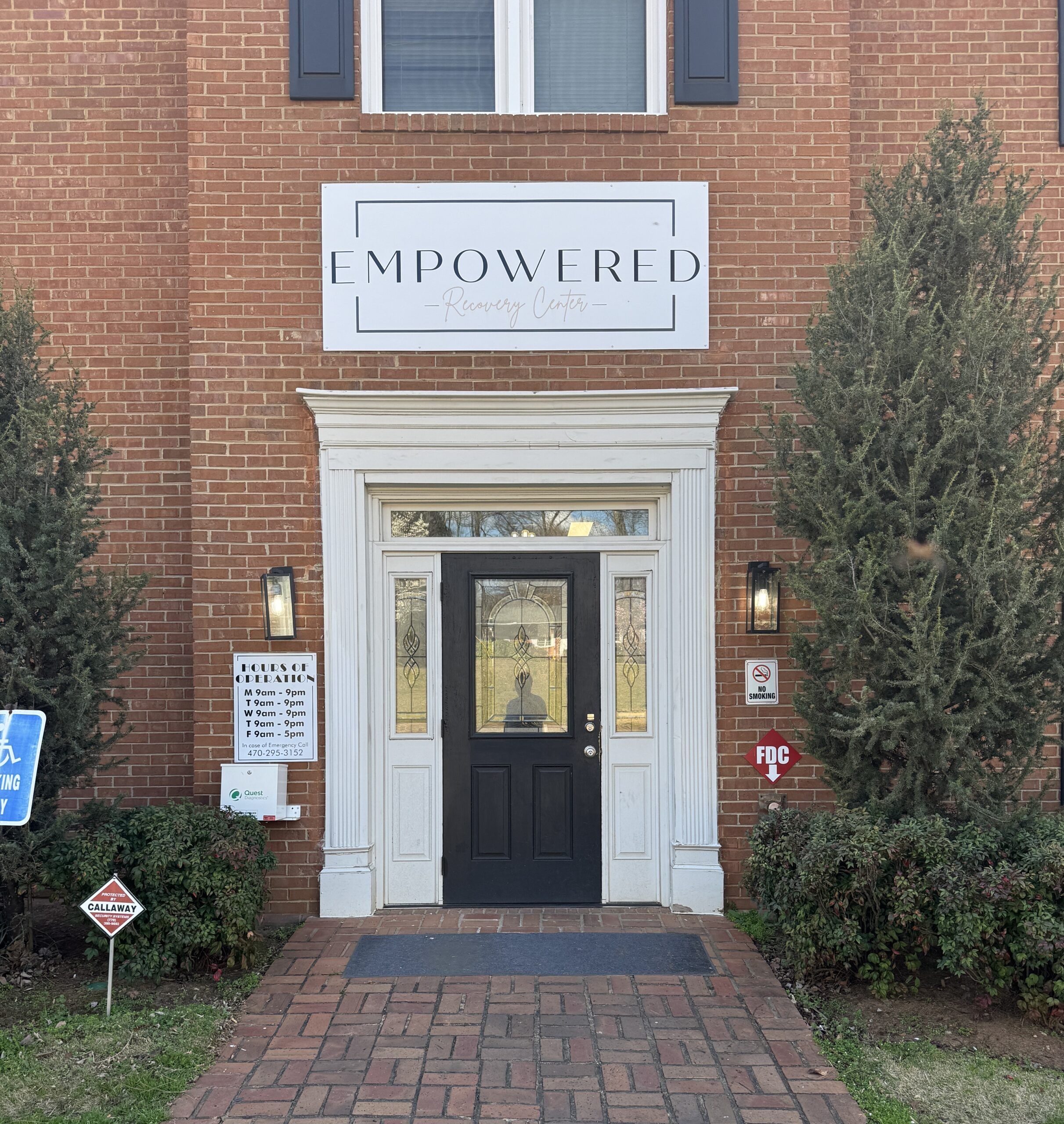 The entrance to our drug and alcohol rehab based in the greater Atlanta area