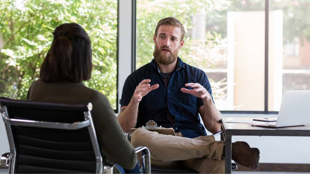 Individual therapy session at a drug rehab near Cartersville, GA. 