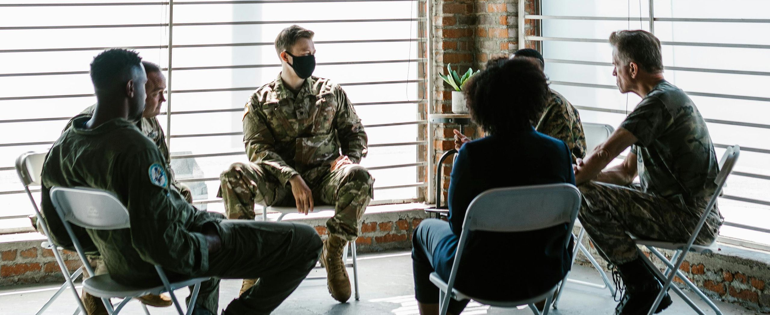 support groups and help for veterans struggling with addiction in Atlanta. 